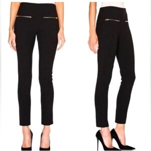 Rag & Bone Annie Exposed Gold Zipper Pants Womens 2